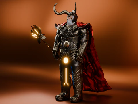 Odin 3d 3D Model