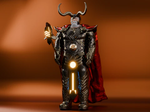 Odin 3d 3D Model