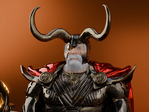 Odin 3d 3D Model