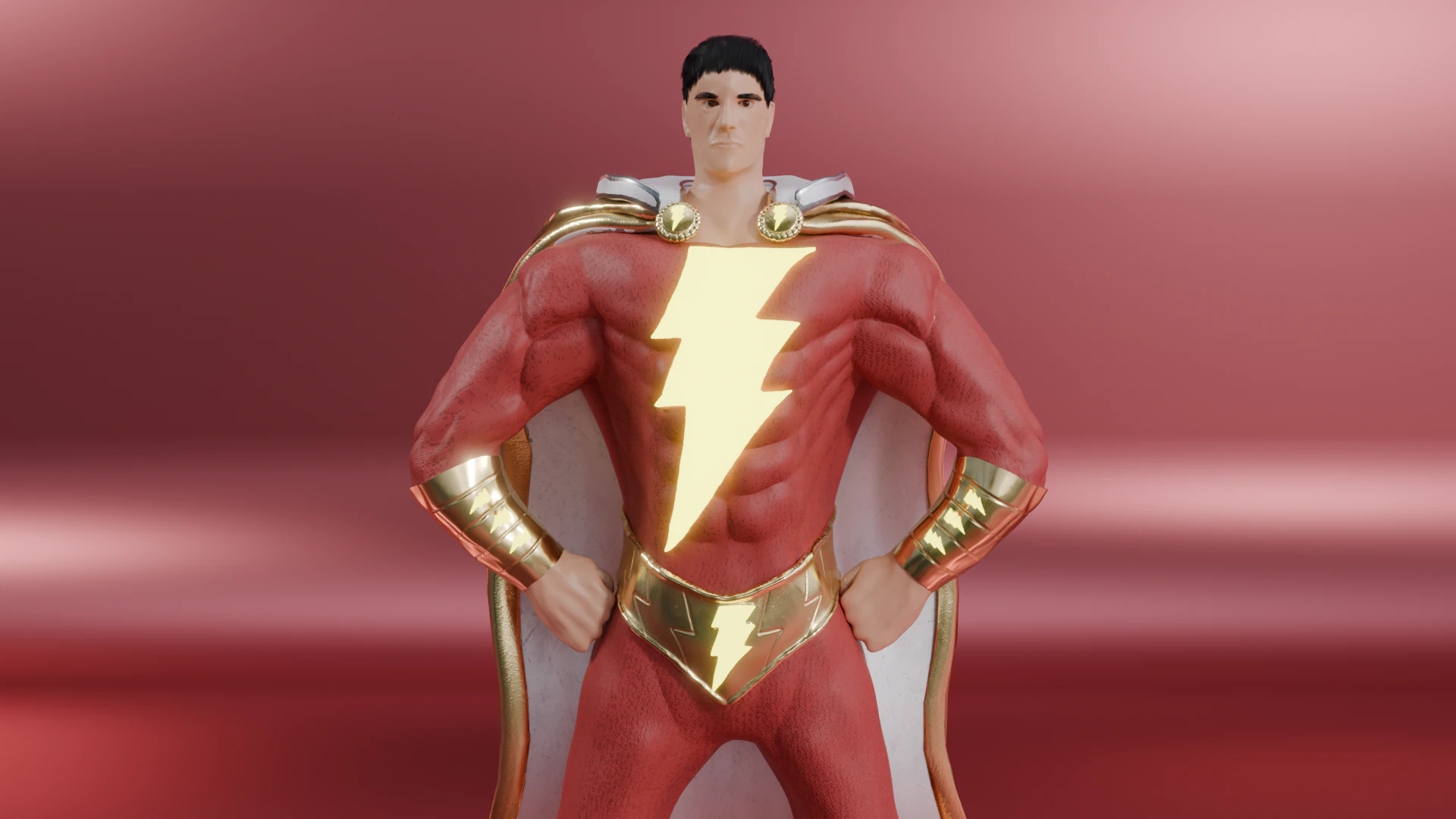 Shazam 3d 3D Model .c4d .max .obj .3ds .fbx .stl .blend 