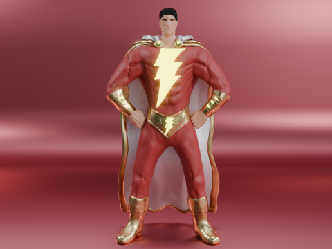 Shazam 3d 3D 模型