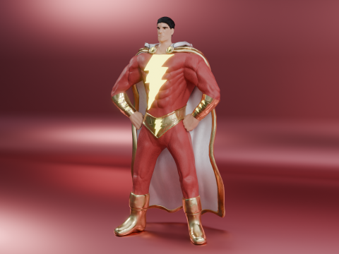 Shazam 3d 3D 模型