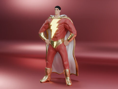 Shazam 3d 3D Model