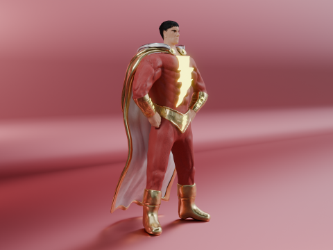Shazam 3d 3D 模型