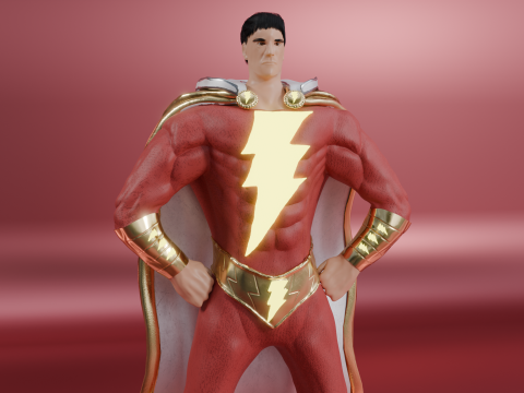Shazam 3d 3D 模型