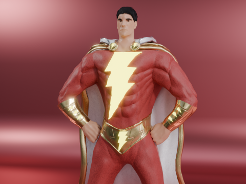 Shazam 3d 3D 模型