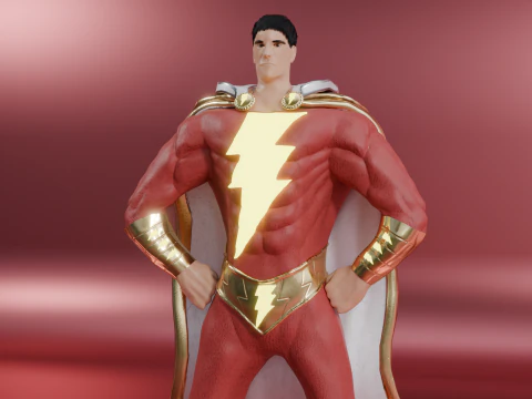Shazam 3d 3D Model