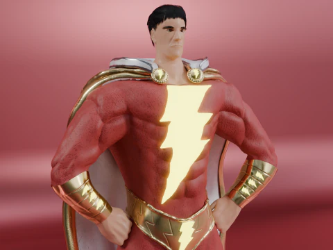 Shazam 3d 3D Model