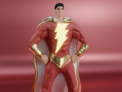 Shazam 3d 3D 模型