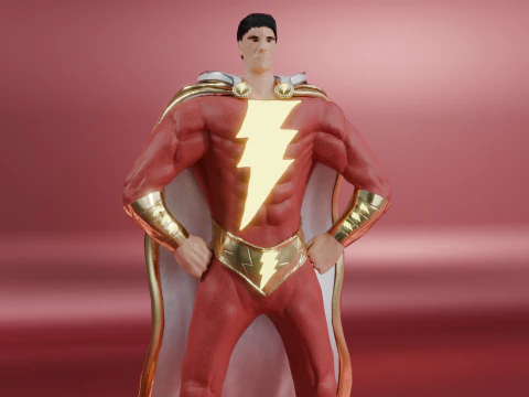 Shazam 3d 3D Model