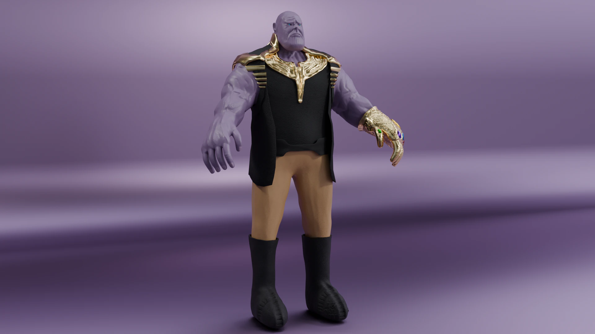 Thanos 3d 3D Model .c4d .max .obj .3ds .fbx .stl .blend 