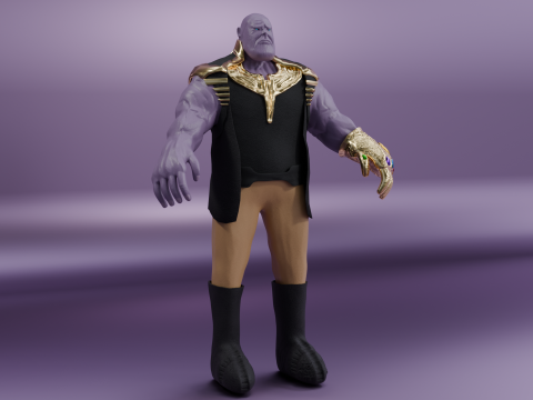 Thanos 3d 3D Model
