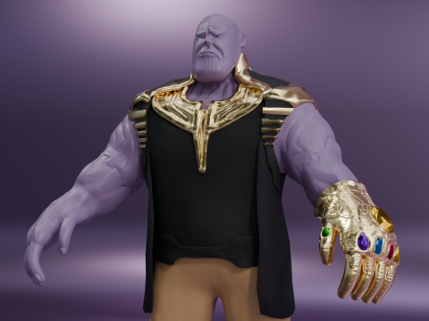 Thanos 3d 3D Model