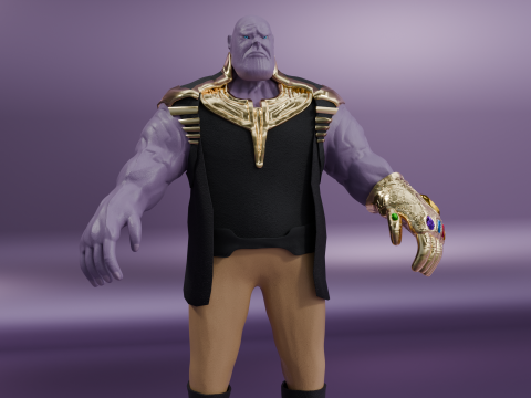 Thanos 3d 3D Model
