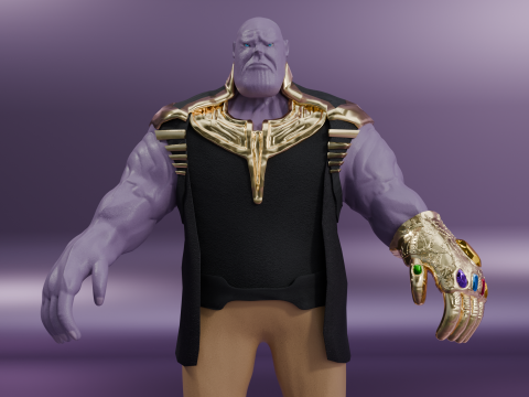 Thanos 3d 3D Model