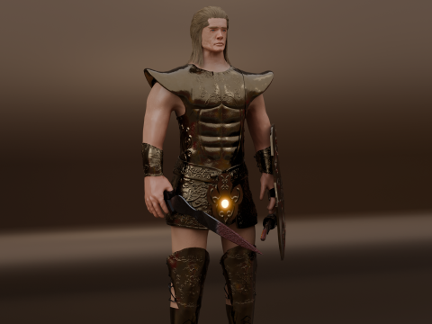 Achilles 3d Model 3D