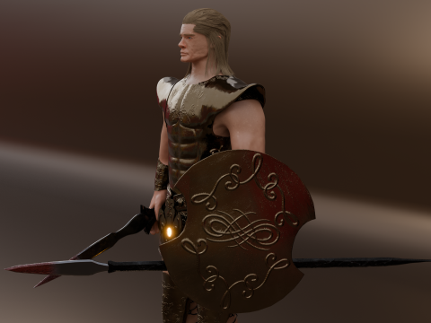 Achilles 3d Model 3D