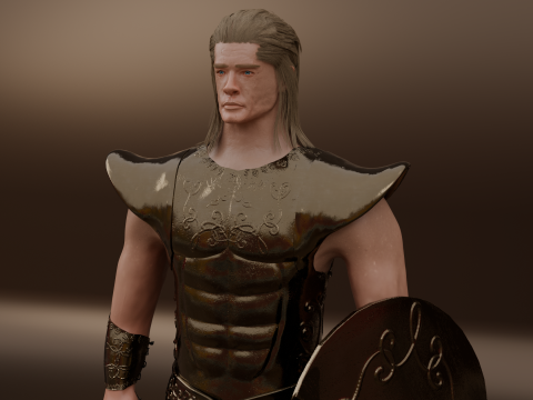 Achilles 3d Model 3D