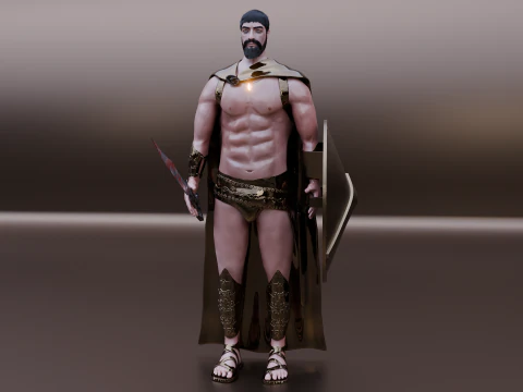 Leonidas 3d 3D Model
