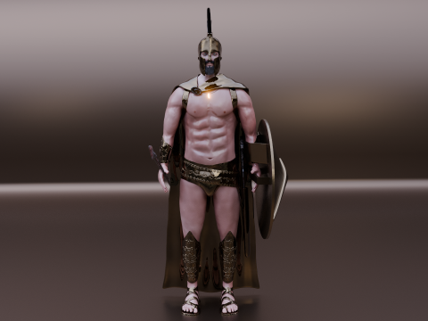 Leonidas 3d 3D 模型