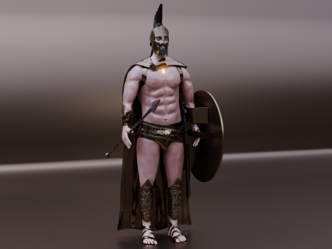 Leonidas 3d 3D 模型
