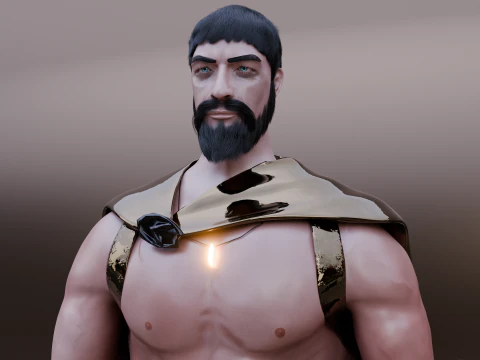 Leonidas 3d 3D Model