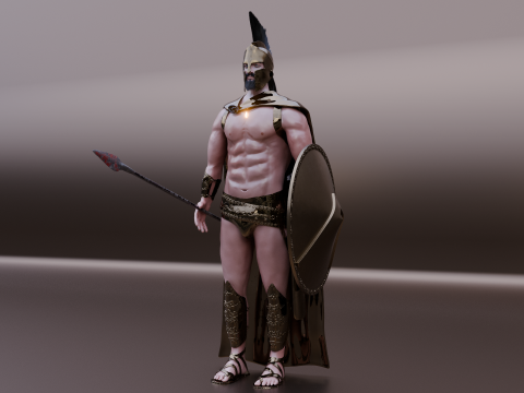 Leonidas 3d 3D 模型