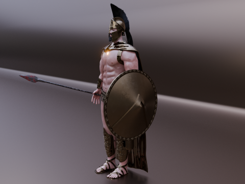Leonidas 3d 3D 模型