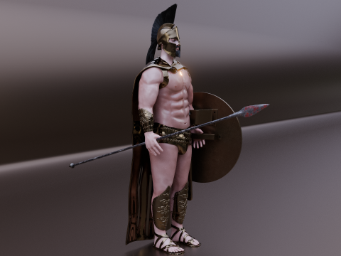 Leonidas 3d 3D 模型