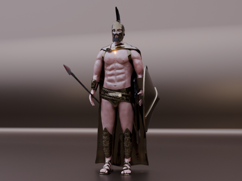Leonidas 3d 3D 模型