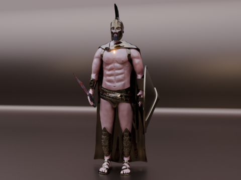 Leonidas 3d 3D 模型