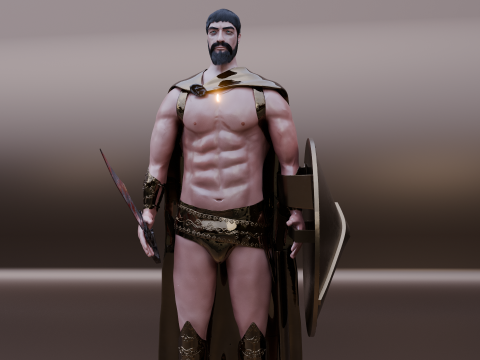 Leonidas 3d 3D 模型