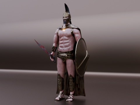 Leonidas 3d 3D 模型