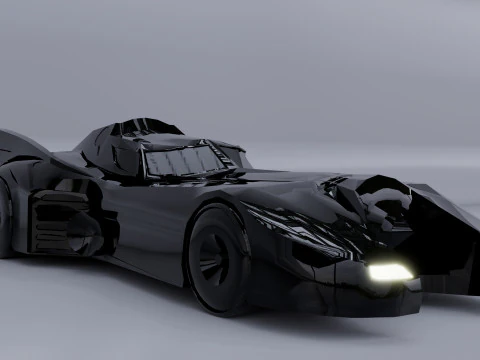 Бетмобіль 3d 3D Модель