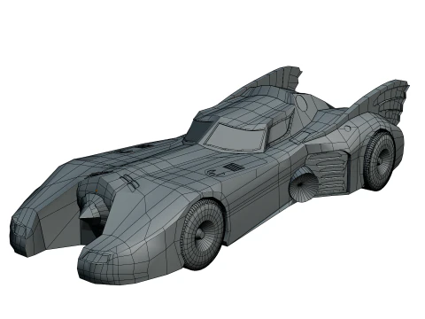 Batmobile 3d 3D Model
