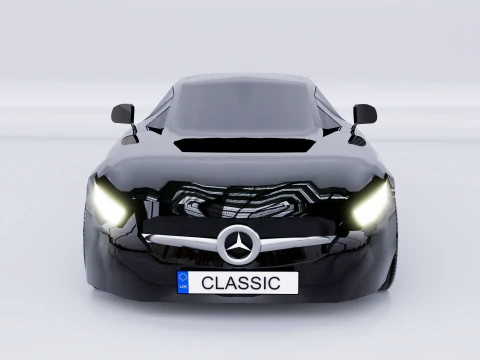 Mercedes AMG GT 3d Model 3D