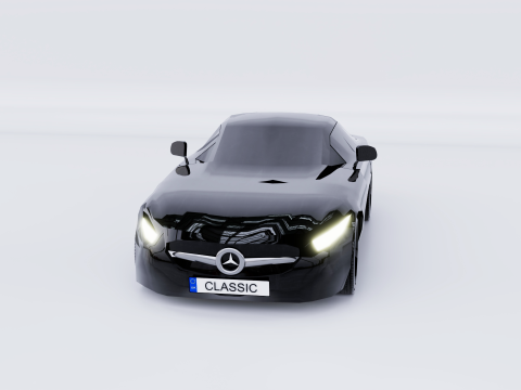 Mercedes AMG GT 3d 3D Модель