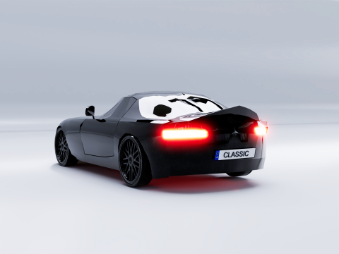 Mercedes AMG GT 3d 3D Модель