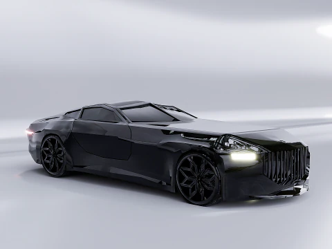 Mercedes Maybach 3d 3D Model