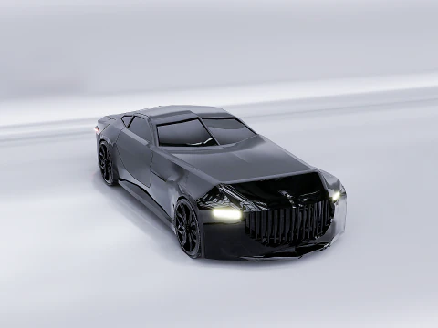 Mercedes Maybach 3d 3D Model