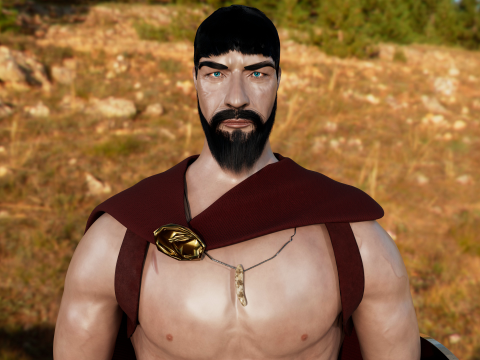 King Leonidas 3d 3D Модель