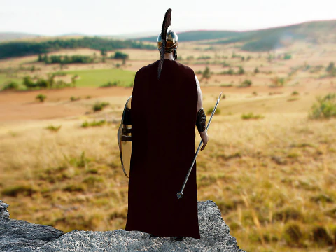 Rei Le&ocirc;nidas 3d Modelo 3D