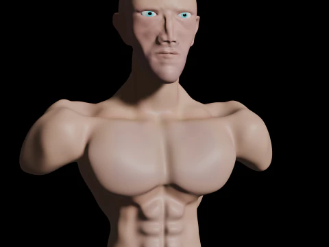 Men human 3D Model