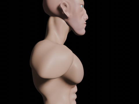 Men human 3D Model