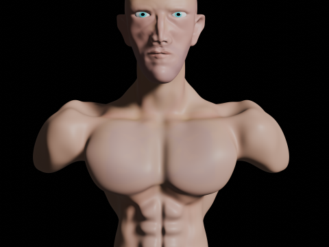 Men human 3D Model