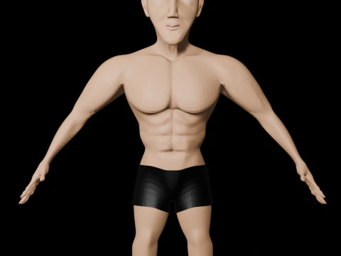 Адам 3D Модель