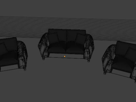 Armchair 3D Model