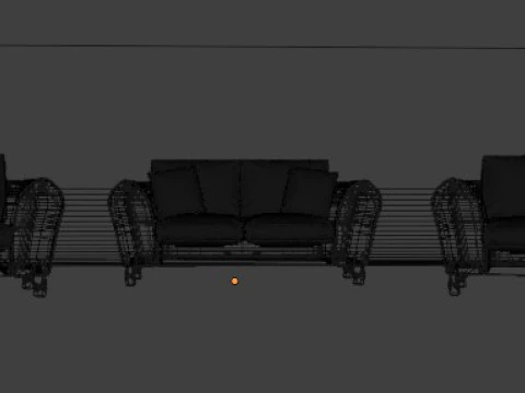 Armchair 3D Model