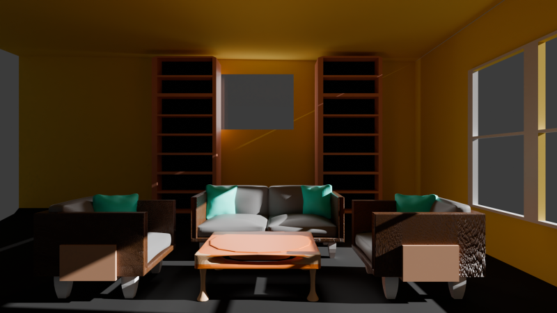 Armchair 3D Model .c4d .max .obj .3ds .fbx .stl .blend 