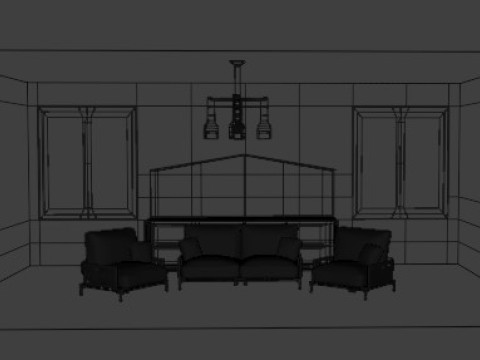 Armchair 3D Model